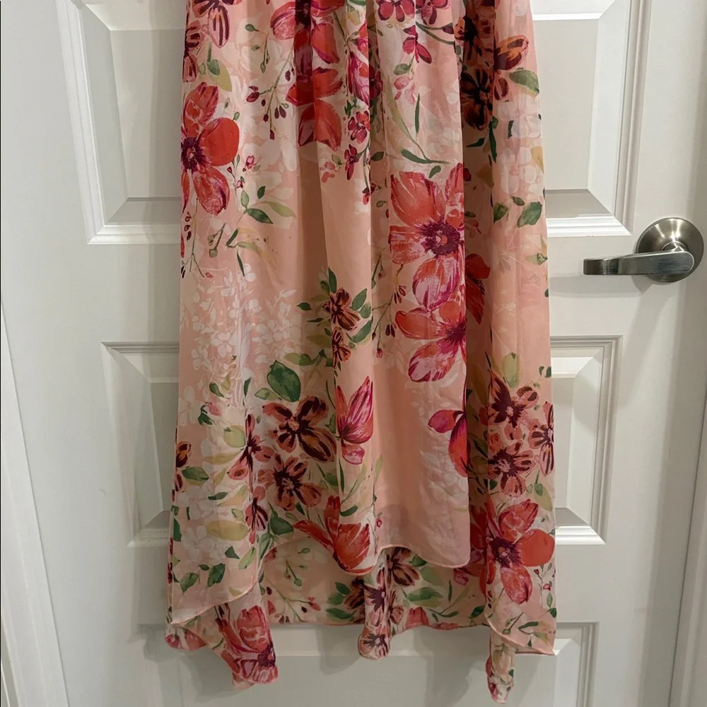 ✨Velvet Fleur Floral Chiffon Dress✨ - Picture 3 of 7